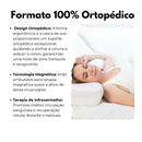 Travesseiro CERVICAL Ortopédico Pillow MAGNÉTICO Infravermelho Terapêutico Anti Ronco