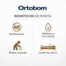 Pillow Top Ortobom Casal Massageador Colchonete Caixa De Ovo Casca Anti-escaras D20